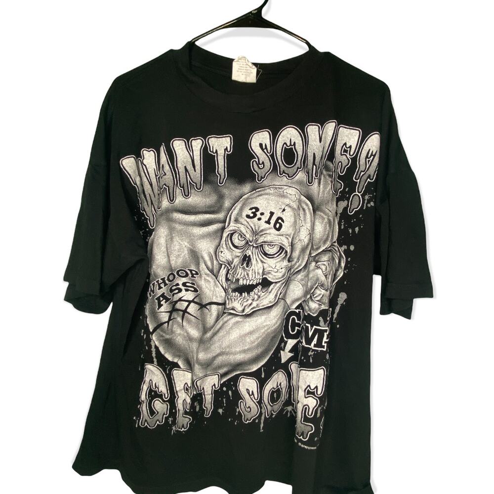 WWE Steve Austin Stone Cold XL Tee 3:16 Whoop  Want some Get Some